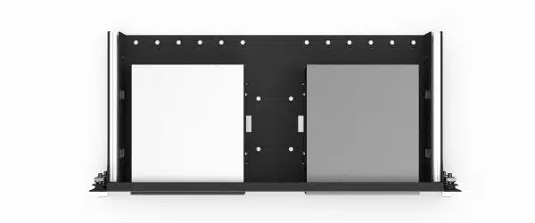 UM-BAY-201 - Kit de montage en rack pour baie de lecteur demi-hauteur 5,25″